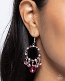 Paparazzi Regency Radiance- Purple Earrings