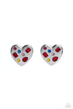 Paparazzi Relationship Ready - Red Earrings
