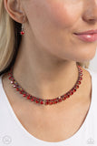 Paparazzi Ritzy Rhinestones - Red Necklace