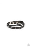 Paparazzi Road Cruise - Black Urban Bracelet