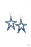 Papparazzi Rockstar Energy - Purple Star Earrings