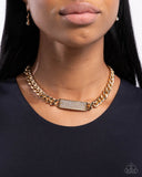 Paparazzi Rockstar Radiance- Gold Necklace