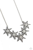 Paparazzi CONVETION EXCLUSIVE Rockstar Ready - White Necklace