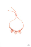 Paparazzi Romance Tale - Copper Hearts Bracelet