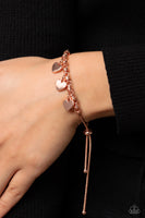 Paparazzi Romance Tale - Copper Hearts Bracelet