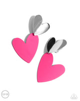 Paparazzi Romantic Occasion - Pink Clip-Ons Earrings