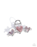 Paparazzi Romantic Rampage-- Pink Heart Hair Accessory
