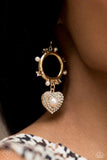 Paparazzi FF MAR 24 Romantic Relic - Gold Earrings