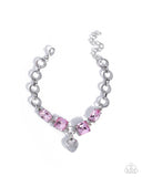 Paparazzi Romantic Rescue-Pink Bracelet