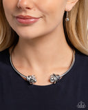 Paparazzi Rosy Radius- Silver Necklace