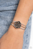 Paparazzi Rosy Repose - Silver Bracelet