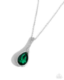 Paparazzi Rosy Revival- Green Necklace
