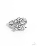 Paparazzi Roundabout Refinement- White Ring