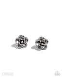 Paparazzi Royal Grounds- Silver Earrings