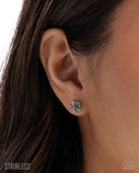 Paparazzi Royal Grounds- Silver Earrings