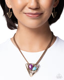 Paparazzi Runaway Rusticity- Purple Necklace