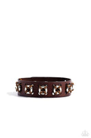 Paparazzi Rustic Ringleader - Brown Bracelet