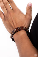 Paparazzi Rustic Ringleader - Brown Bracelet