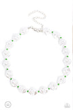 Paparazzi SHORE Enough - Green Beachy Necklace