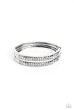 Paparazzi STACKED Up - Silver Bracelet