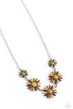 Paparazzi SUN and Fancy Free - Green Necklace