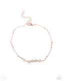 Paparazzi Satellite Shimmer - Rose Gold Anklet