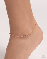 Paparazzi Satellite Shimmer - Rose Gold Anklet