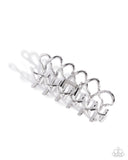 Paparazzi Scalloped Showstopper- Silver Hair Clip