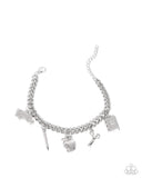 Paparazzi School is in Session- Silver Bracelet