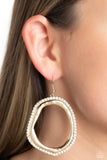 Paparazzi Scintillating Shareholder - Gold Earrings