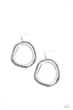 Paparazzi Scintillating Shareholder - Silver Earrings