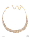 Paparazzi Scintillating Stardust - Gold Necklace