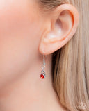 Paparazzi Scintillating Stars- Red Necklace