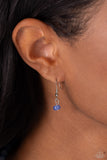 Paparazzi Scratched Showtime - Blue Necklace