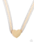 Paparazzi Crushing On You - Multi Heart Neklace