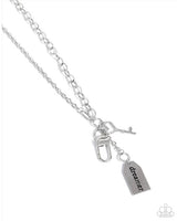 Paparazzi Dreamy Direction - Silver LANYARD Necklace