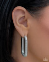 Paparazzi Spiral Supply - Silver Earrings