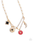 Paparazzi Trendy Trinket - gold Necklace