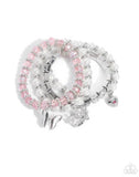 Paparazzi Feminine Charm - Pink Bracelet