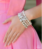 Paparazzi Feminine Charm - Pink Bracelet