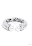 Paparazzi Breathtaking Balance - White Bracelet