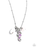 Paparazzi Seahorse Shimmer - Purple Necklace