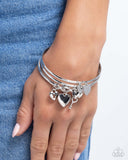 Paparazzi Sealed Sweetheart- Silver Bracelet