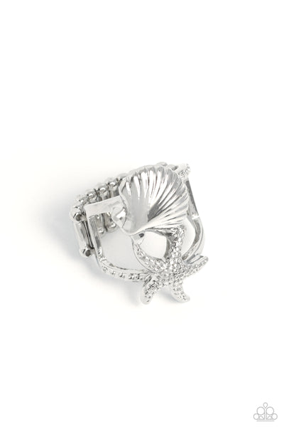 Paparazzi Seashell Showcase - Silver Ring