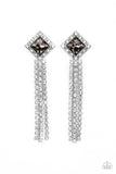 Paparazzi Seasonal Sparkle - Silver Earrings