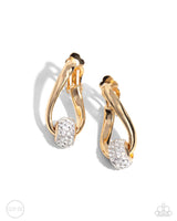 Paparzzi Secret Standout - Gold Earrings