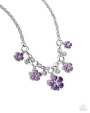 Paparazzi Secretive Sprig - Purple Necklace