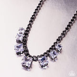 Paparazzi Seeking Out Squares- Black Necklace