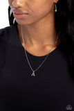 Paparazzi Seize the Initial - Silver - A Necklace