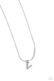 Paparazzi Seize the Initial - Silver - V